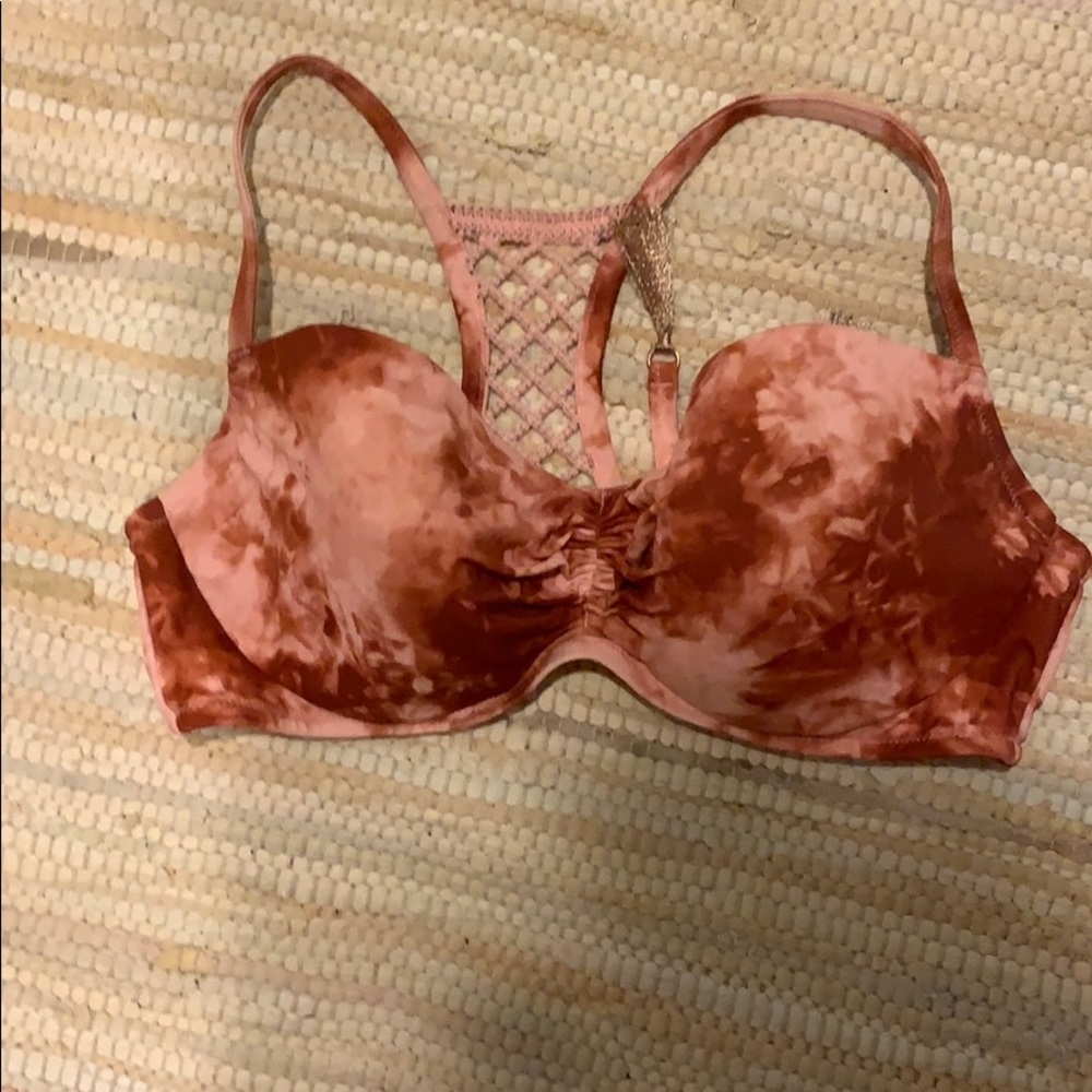 Tie dye bra swim top